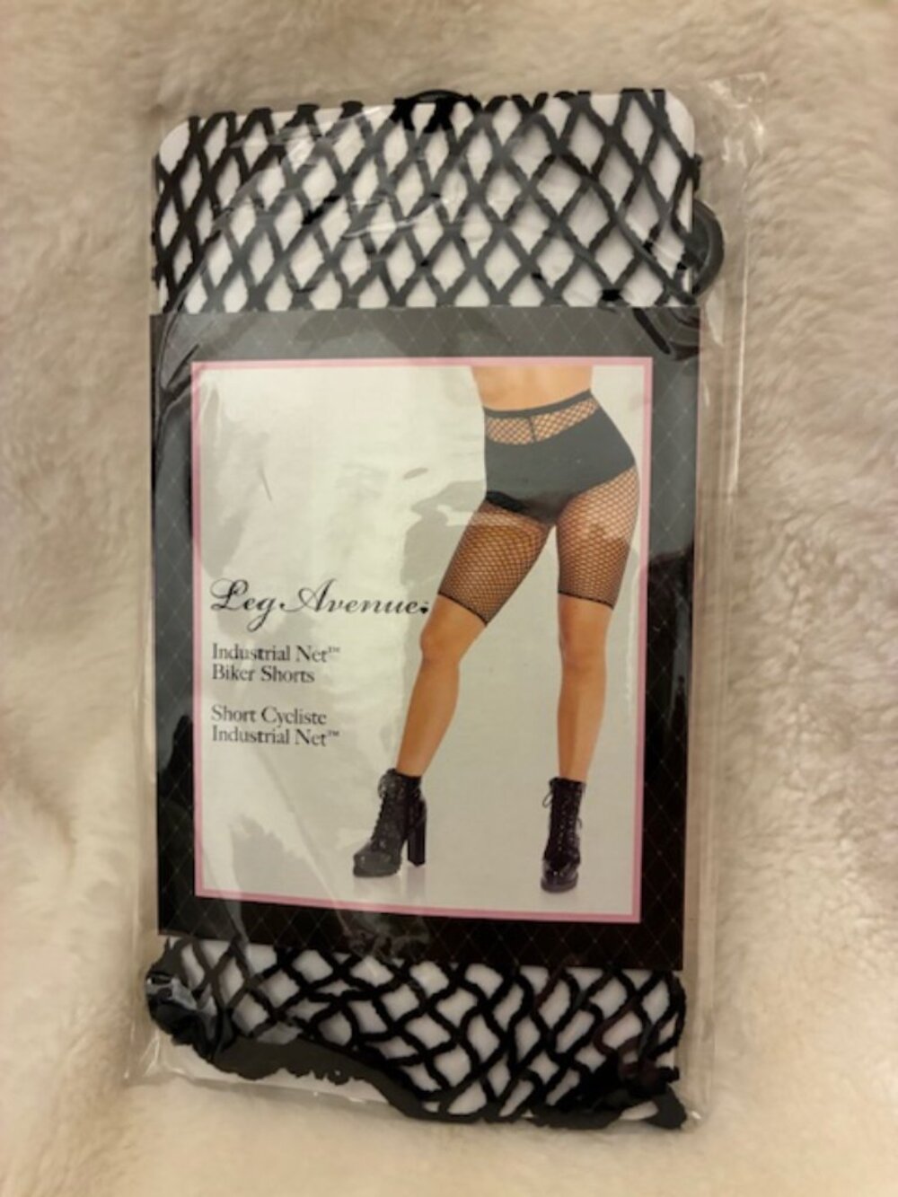 Industrial Fishnet Biker Shorts Leg Avenue One Size